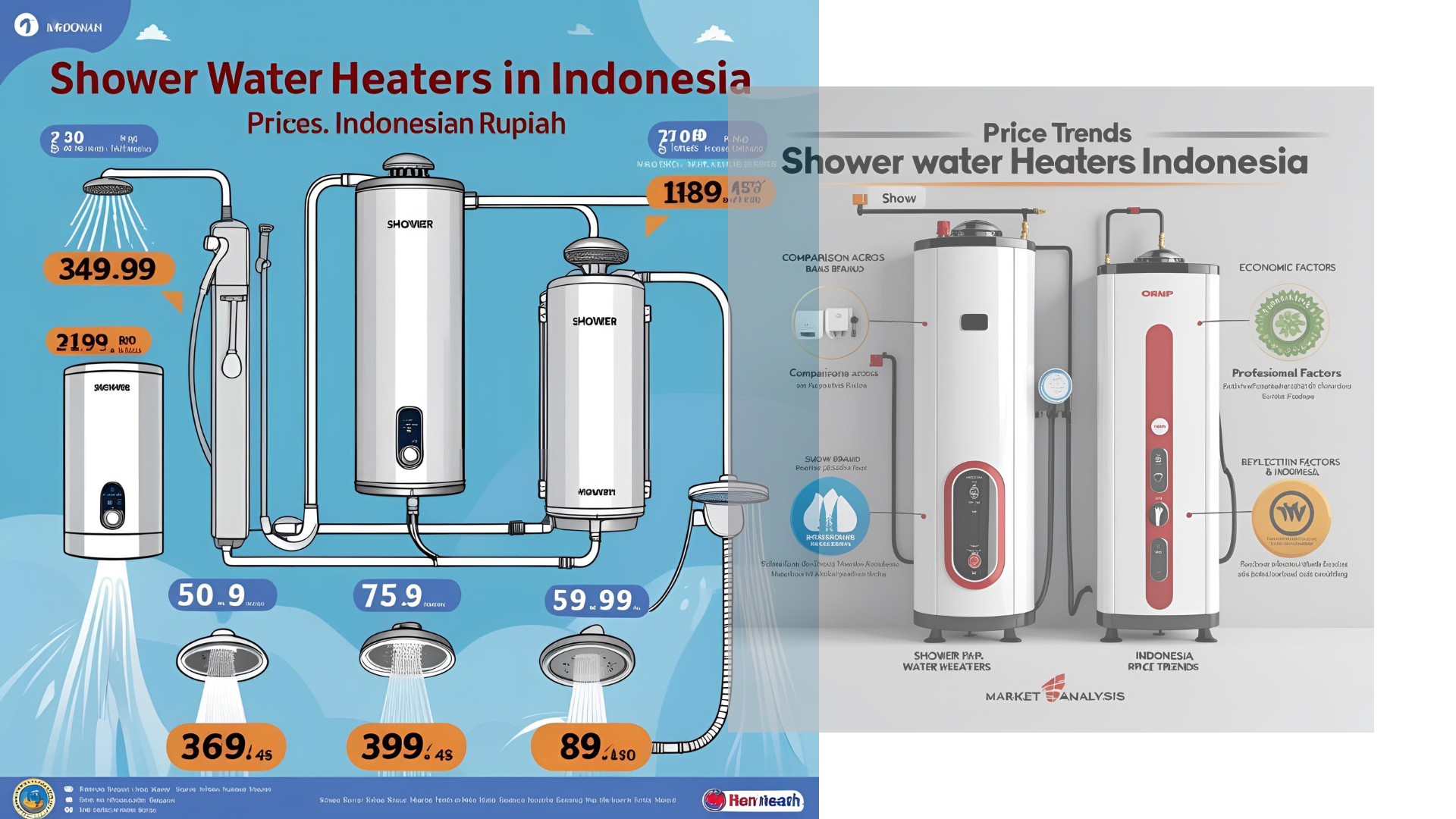 harga pemanas air di Indonesia 2025