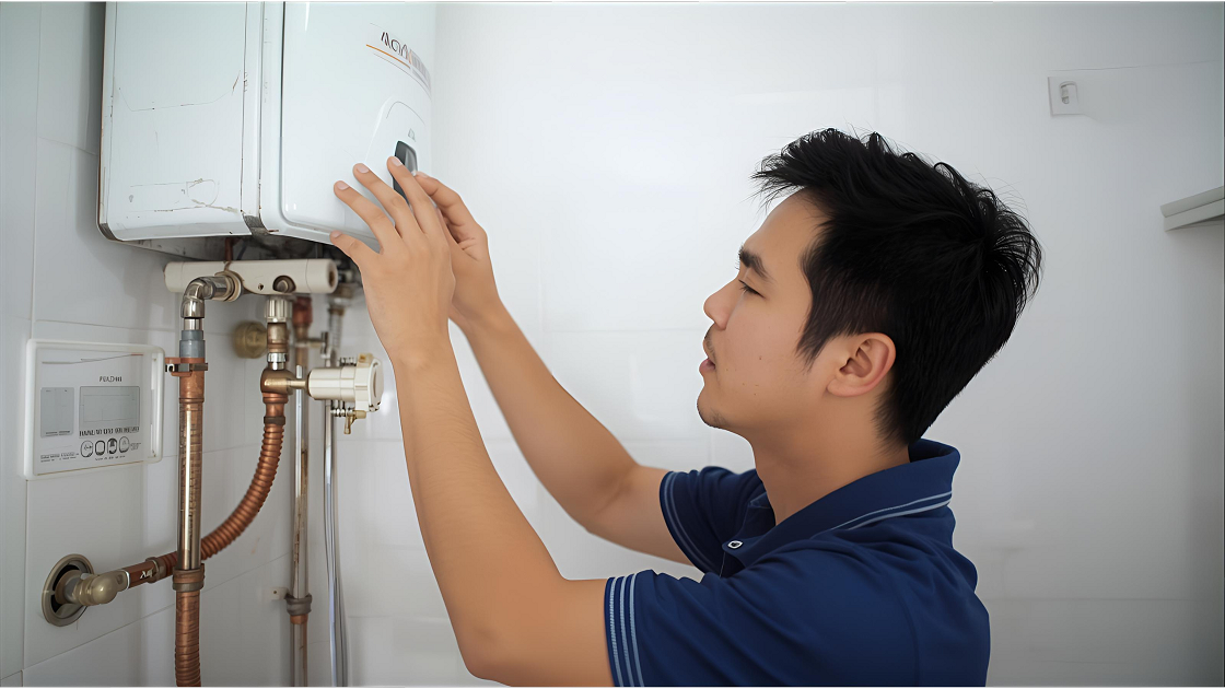 gas water heater installation